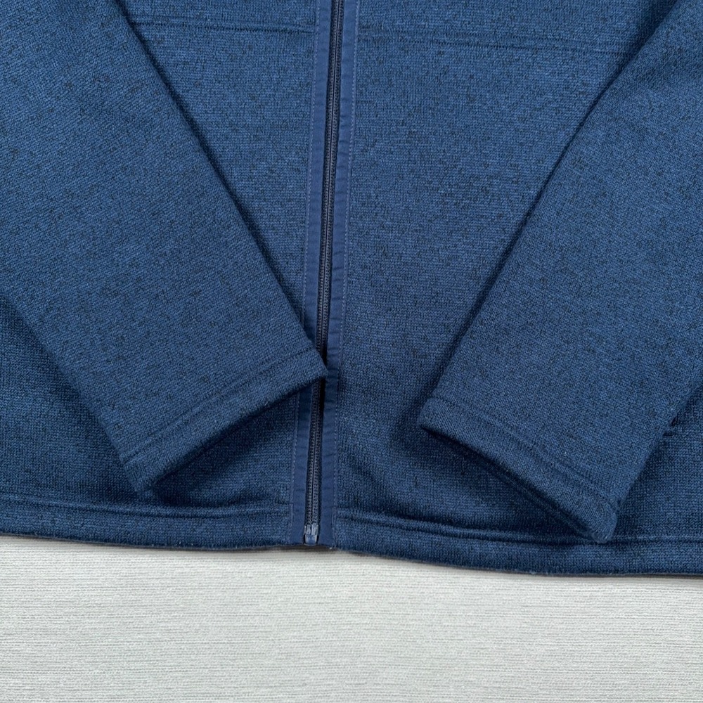 Marmot Drop Line Sweater Fleece Full-Zip Jacket Mens L Blue Polyester - Picture 4 of 12
